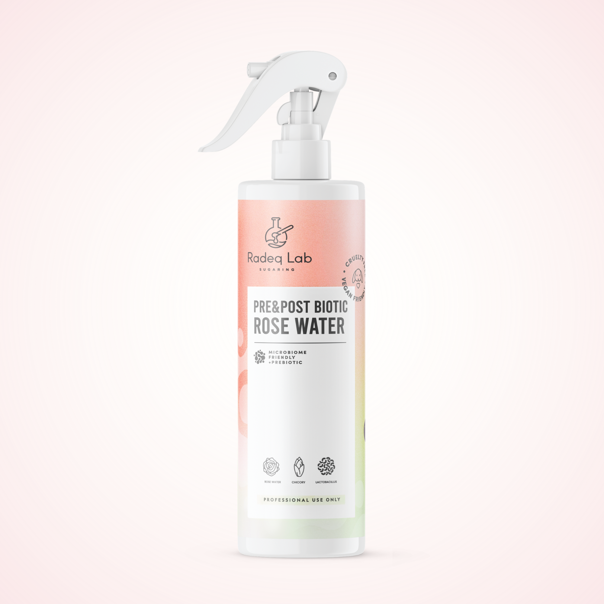 Radeq Lab Pre & Post biotic Rose Water